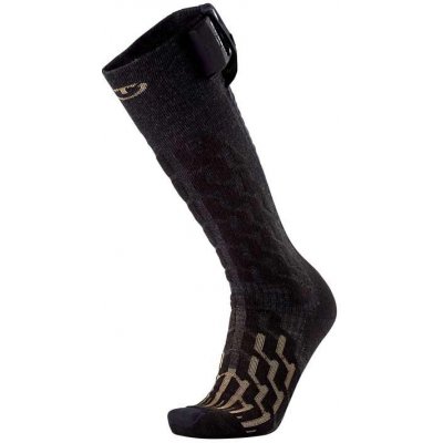 Therm-ic Vyhřívané ponožky PowerSock Heat Fusion Men Černá / hnědá – Zbozi.Blesk.cz