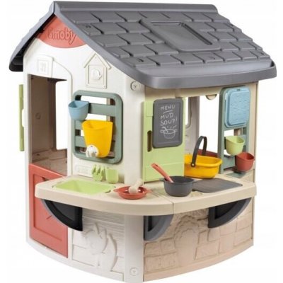 Smoby Zahradní domek s kuchyní Life Mud Cooking House + 16 doplňků – Zboží Mobilmania