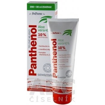 MedPharma Panthenol 10% Sensitive tělové mléko 230 ml