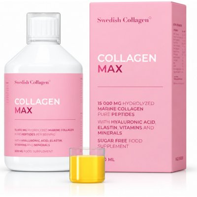 Swedish Collagen MAX 15 000 mg | Mořský kolagen 500 ml – Hledejceny.cz