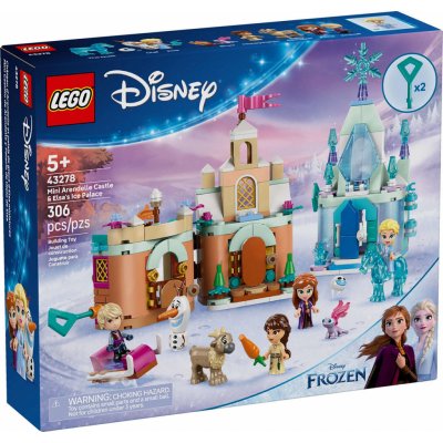 LEGO® Disney 43278 Miniaturní hrad Arendelle a Elsa a její ledový palác – Hledejceny.cz
