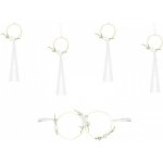 Sada dekorací na auto ratanová bílá – Zboží Dáma