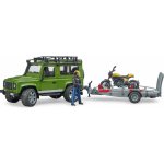 Bruder 2589 Land Rover s motocyklem Ducati Scrambler a řidičem 1:16 – Zbozi.Blesk.cz