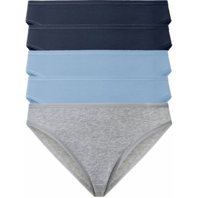 ESMARA Dámské kalhotky 5 kusů šedá námořnická modrá modrá – Zboží Mobilmania