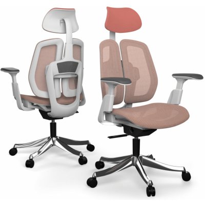 Ergonomická kancelářská židle Liftor Active, růžová (síťovina) 16217