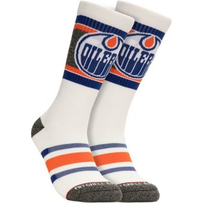 Mitchell & Ness pánské ponožky Edmonton Oilers Nhl Cross Bar Crew Socks