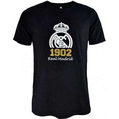 Fan-shop tričko REAL MADRID Crest black