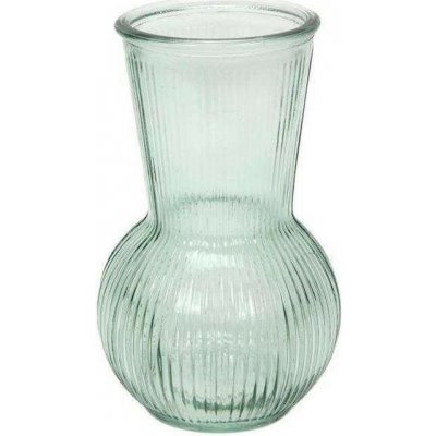 Zelená vroubkovaná skleněná váza Tilly Belly – Ø 11*18 cm - Mars & More – Hledejceny.cz