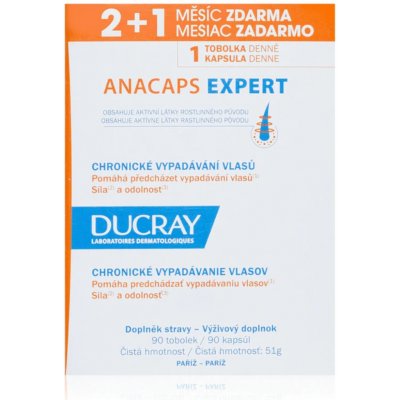 DUCRAY Anacaps Expert-chronické vypad.vlasů 90 kapslí – Hledejceny.cz