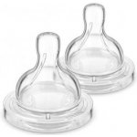 Philips Avent Dudlík Anti-colic/Classic+ 3 střední průtok 2 ks Bílá – Zboží Dáma