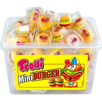 Trolli Mini burger želé 60x10 g