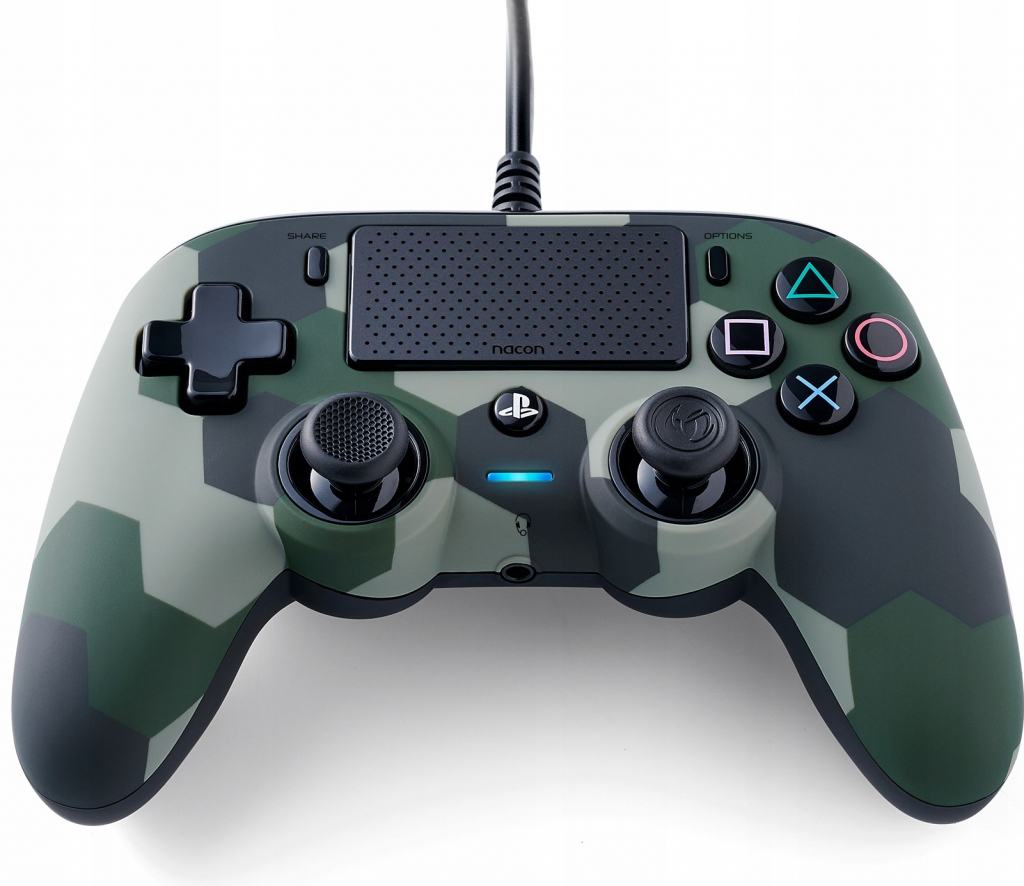 Nacon Wired Compact Controller PS4 PS4OFCPADCAMOGREEN