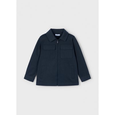 Mayoral mikina rozepínací s límečkem tmavě modrá – Sleviste.cz