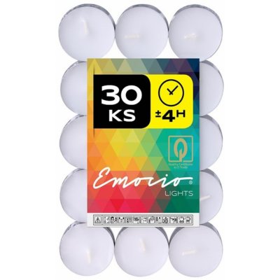 Emocio Čajové svíčky 8 hod. 30 ks – Zboží Mobilmania