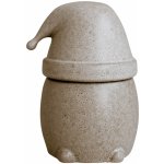 DBKD Vánoční dóza Eating Santa Beige large béžová barva keramika – Hledejceny.cz