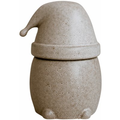 DBKD Vánoční dóza Eating Santa Beige large béžová barva keramika – Hledejceny.cz