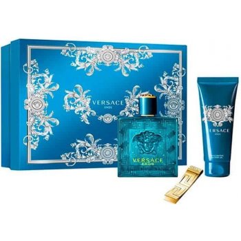 Versace Eros EDT 100 ml + sprchový gel 100 ml + spona na bankovky dárková sada