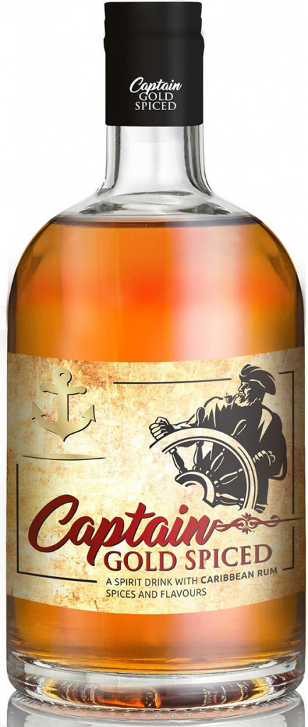 Captain Morgan Captain Gold Spiced 35% 0,7 l (holá láhev)