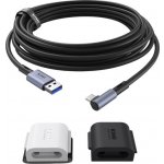 Kiwi Design 5M Link Cable with Cable Clip QL105 Meta Quest 2 Black – Zboží Živě