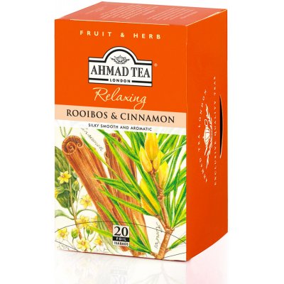 Ahmad Tea bylinný čaj rooibos a skořice 20 x 1,5 g – Zbozi.Blesk.cz