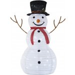 UH Vánoční LED dekorace, sněhulák, 80 LED, 90cm, venkovní, Retlux – Sleviste.cz