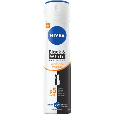 Nivea Black & White Invisible Ultimate Impact Woman deospray 150 ml – Zboží Dáma