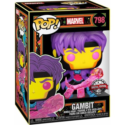 Funko Pop! Marvel Black Light Gambit – Zboží Mobilmania