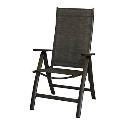 Zahradní křeslo Sun Garden Křeslo LONDON antracit/černá – Zboží Dáma