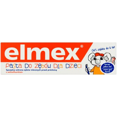 Elmex dětská proti zubnímu kazu pro děti 0-6 let 50 ml – Hledejceny.cz