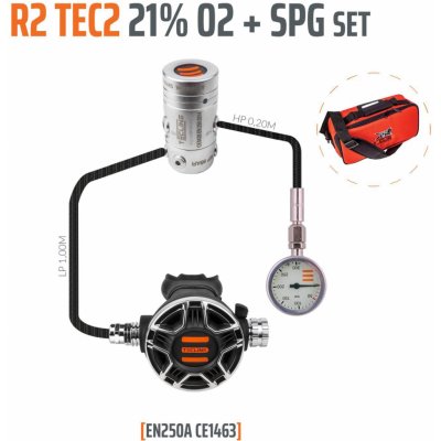Tecline R2 TEC2 21% O2 G5/8, STAGE SET s manometem – Hledejceny.cz