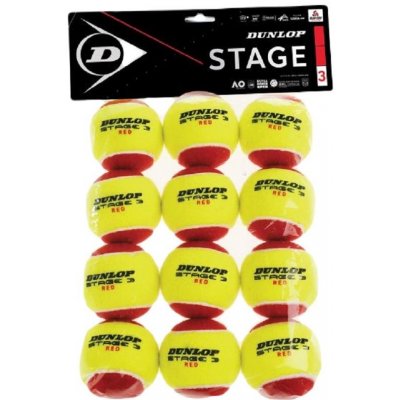 Dunlop Stage 3 Red 12ks – Zboží Mobilmania