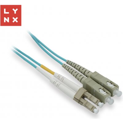 Lynx CS LX-DPX-LC/SC-OM3-10 duplexní patch MM OM3, LC/SC 50/125µm 10m – Zboží Živě