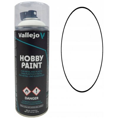 Vallejo Aerosol 28010 White Primer 400 ml. – Zboží Dáma