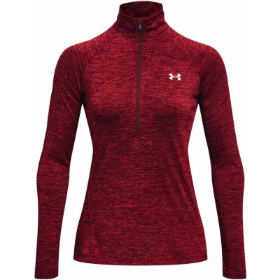 Under Armour Tech Twist LS Chestnut Red/Metallic Silver