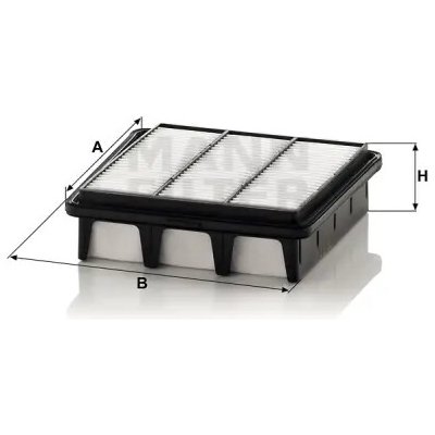 MANN FILTER Vzduchový filtr C 23 006 – Hledejceny.cz