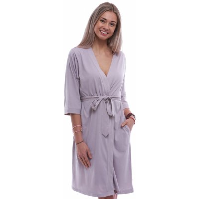 Župan dámský v barvě holubí šedi 1G0667 šedá – Zboží Dáma