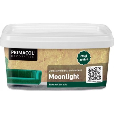 Primacol Decorative Moonlight dekorativní barva s efektem měsíční záře, zlatá, 1 l Doprodej, Exp. 04/24