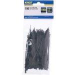 KINZO 03040870 Pásek stahovací 100 x 2,5 mm 100 ks černý – Hledejceny.cz