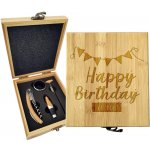 Sablio Dárková sada na víno Happy Birthday to you: 147×168×49 mm – Hledejceny.cz