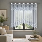 Dekorační žakárová záclona s řasící páskou EIMI 150 bílá 300x150 cm MyBestHome – Hledejceny.cz