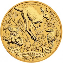 Perth Mint Zlatá mince 2024 125. výročí 1 oz