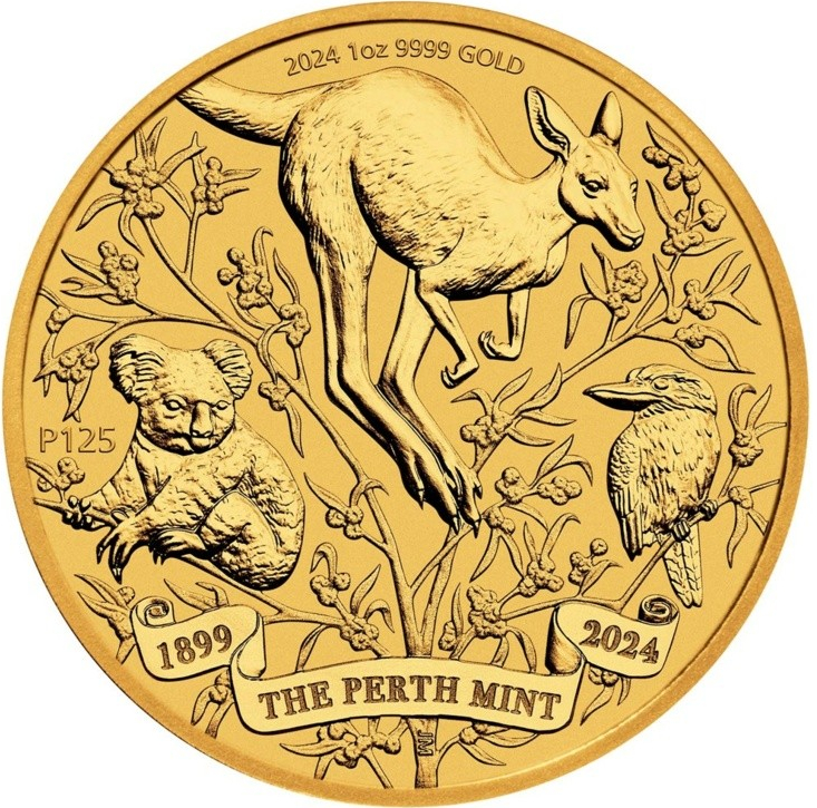 Perth Mint Zlatá mince 2024 125. výročí 1 oz