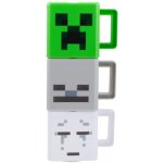 CurePink Set 3 kusů plastových hrníčků Minecraft Příšery 250 ml – Sleviste.cz