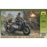 Zvezda R-12 German Motorcycle 3607 1:35 – Zboží Dáma