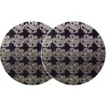 Zomo 2x Slipmats Plasticman black Logo Metallic – Zboží Živě