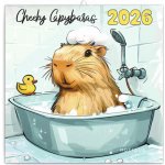 Poznámkový kalendář Rozverné kapybary 2026 – Zboží Mobilmania