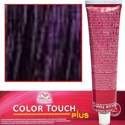 Wella Color Touch Plus Semi-permanantní barva Intenzivní tmavě hnědá přirodní fialová 33-06 – Zbozi.Blesk.cz