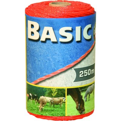Power Energy Lanko k elektrickému ohradníku Basic 250 m red – Hledejceny.cz