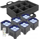 BeamZ BBP94 Set 6x Uplight PAR s přepravní brašnou – Zboží Živě