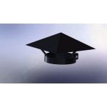 Ametaltop Stříška hranatá 120 mm – Zboží Mobilmania